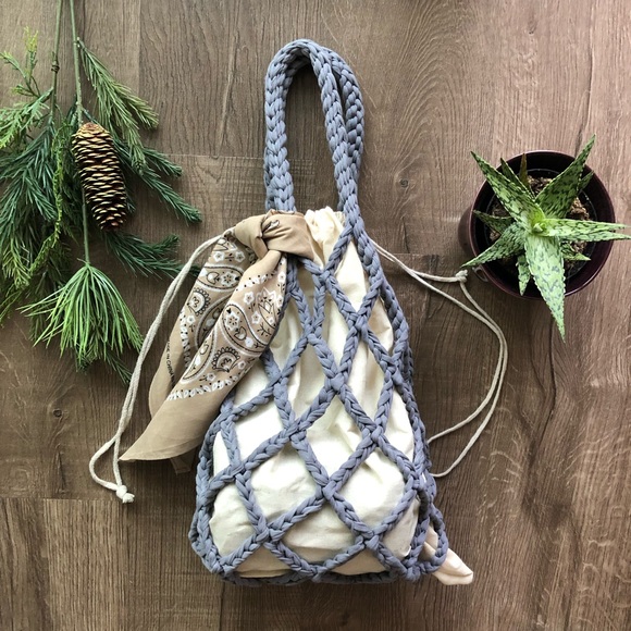 Handbags - Sale 🔥Grey Net Bag 🌿